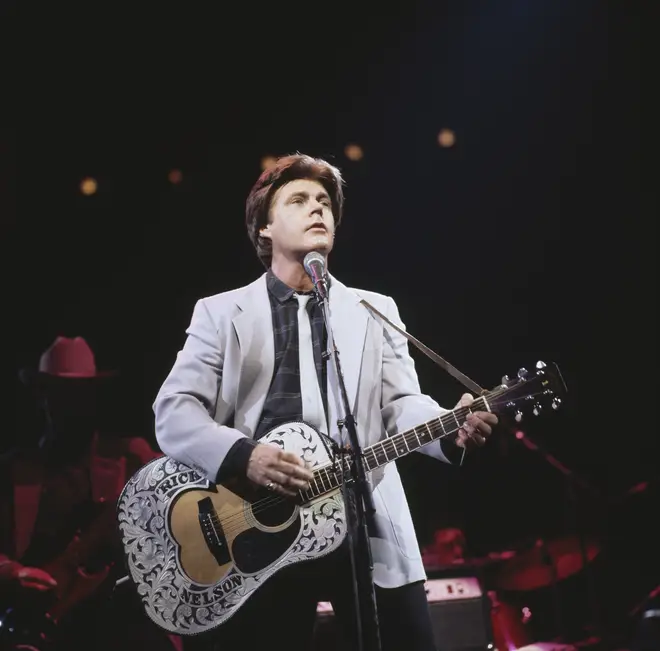 Ricky Nelson in London on his final tour in 1985