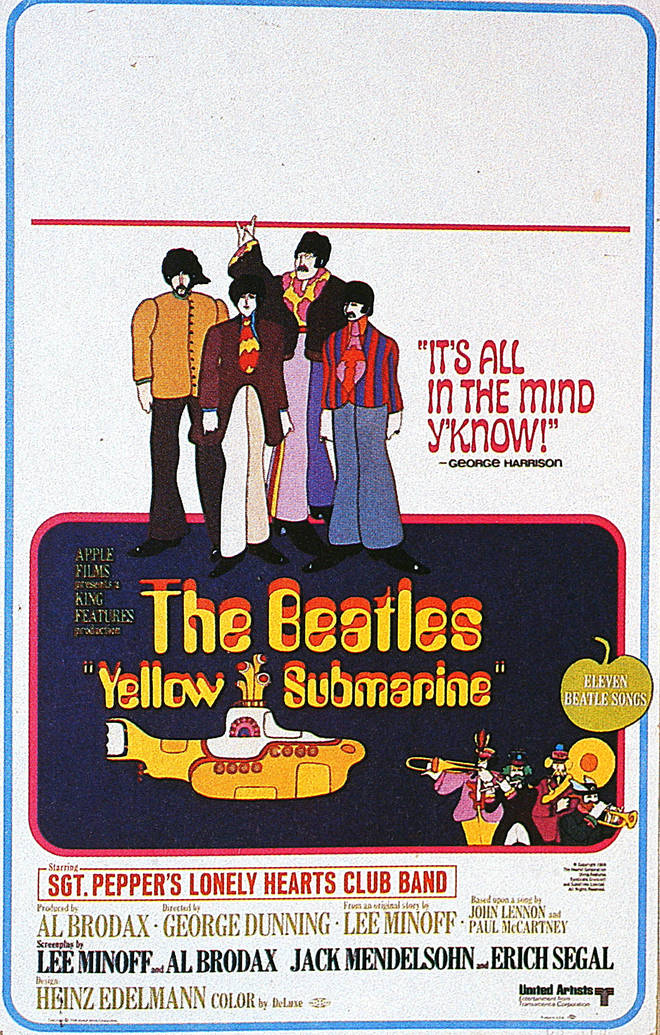 1968 animated film Yellow Submarine infamously featured none of The Beatles' own voices. (Photo by GAB Archive/Redferns)