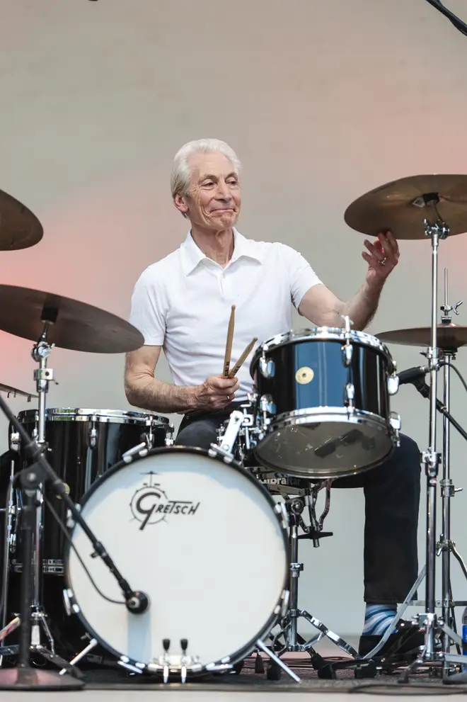 The Rolling Stones late drummer Charlie Watts