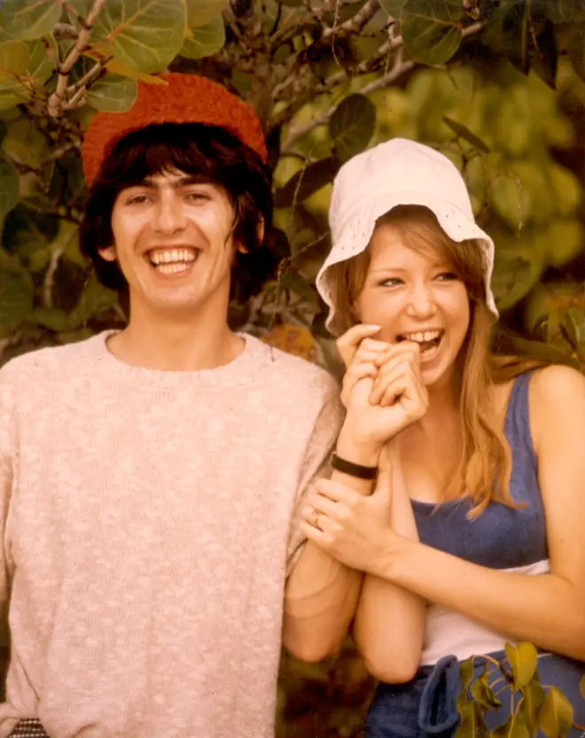 George Harrison and Pattie Boyd in 1966