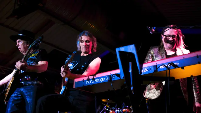 Dave Hill, John Berry and Russell Keefe in Slade