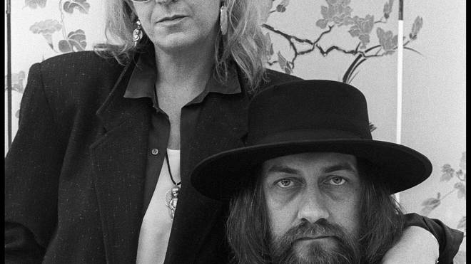 Christine McVie and Mick Fleetwood in 1987