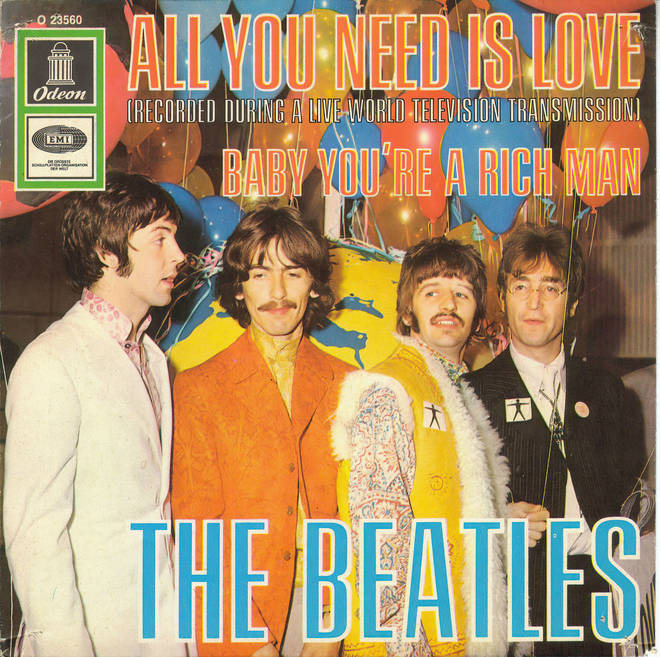 The Beatles - All You Need Is Love single sleeve