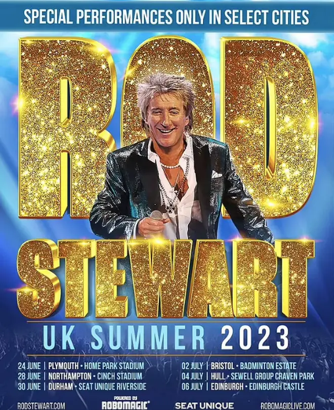 Rod Stewart announces six-date UK summer tour at big venues - Gold