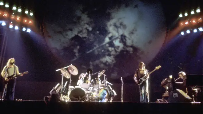 Pink Floyd play The Dark Side of the Moon in concert