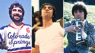 The Who drummer Keith Moon through the years