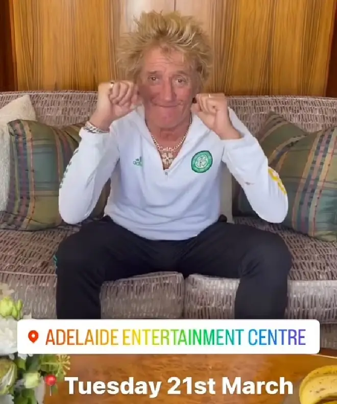 Sir Rod seemed in good spirits after his recent bout of illness.