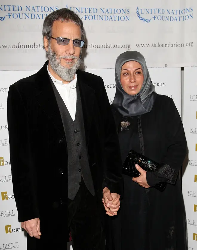 Yusuf and wife Fauzia in 2009