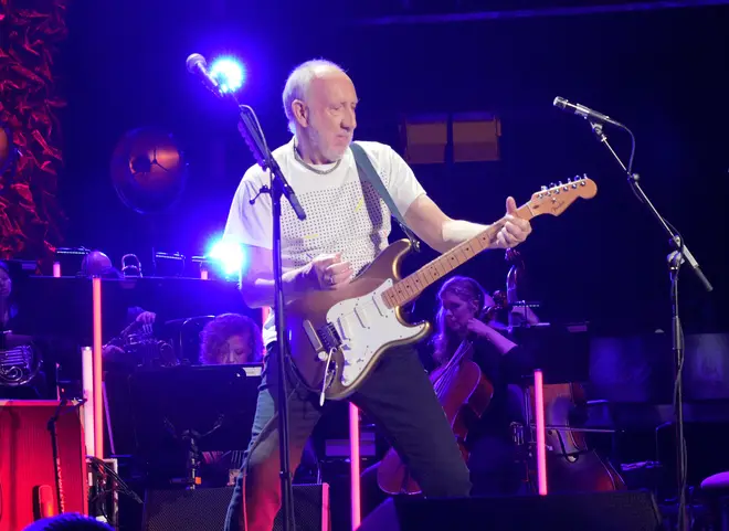 Pete Townshend in concert with The Who