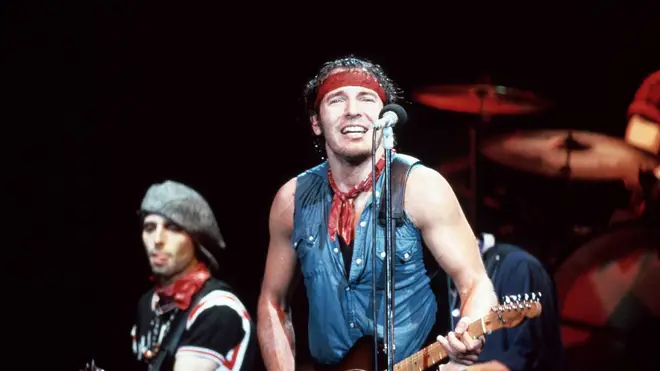 Bruce Springsteen on the Born in the USA tour