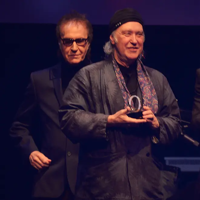 Ray and Dave Davies at the Q Awards in 2018