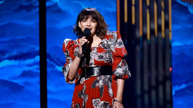 Norah Jones sang 'The Warmth of the Sun'. (Photo by Matt Winkelmeyer/Getty Images for The Recording Academy)