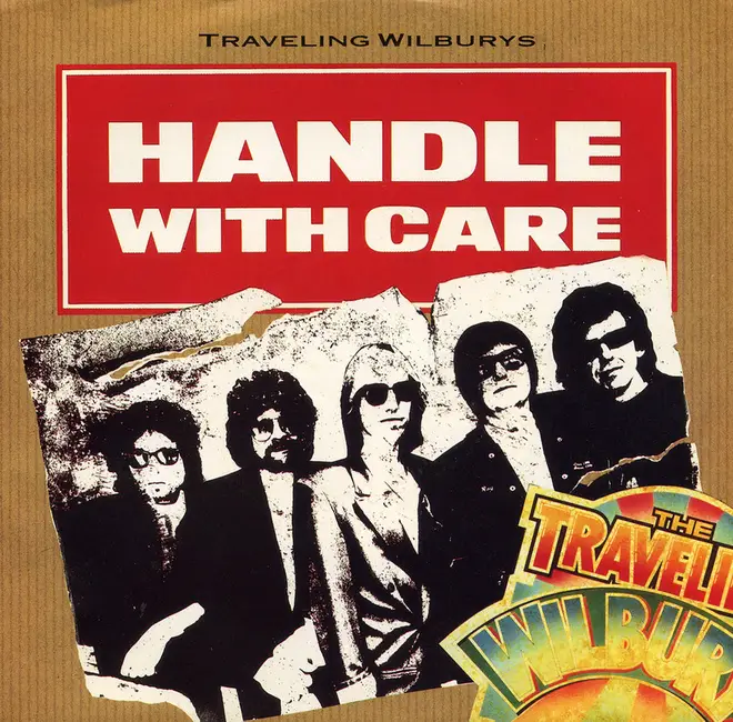 The vinyl cover for 'Handle With Care'.