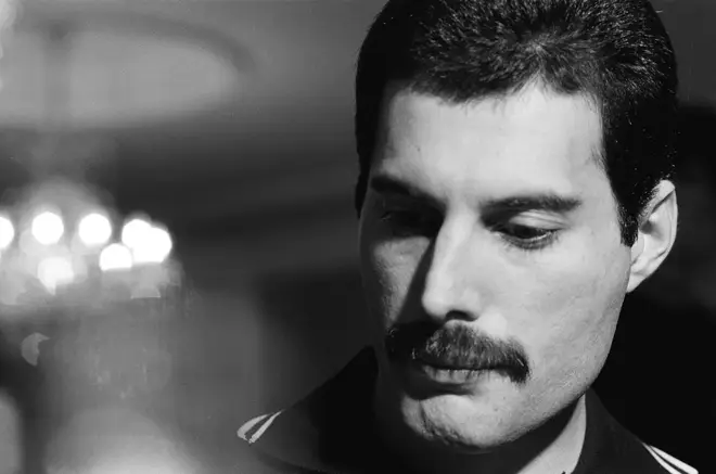 Freddie would perform 'Imagine' live with Queen after John's murder. (Photo by Midori Tsukagoshi/ShinkoMusic/Getty Images)
