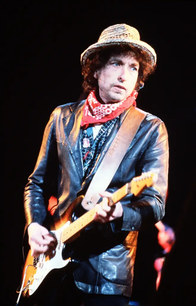 Bob Dylan in concert in Italy in 1984