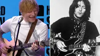 Ed Sheeran revealed it was hearing Eric Clapton that made him first pick up a guitar.
