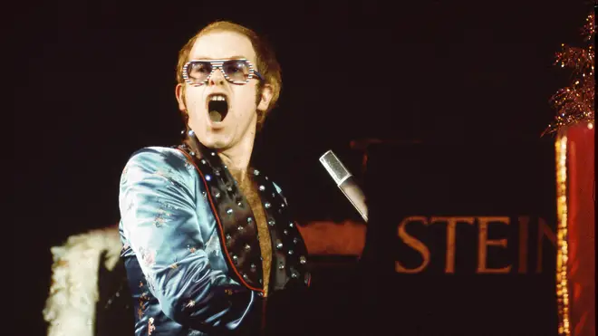 Elton John at the Hammersmith Odeon in December 1973