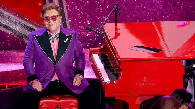 Elton John at the Oscars in 2020