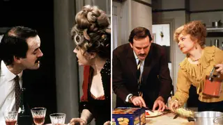 Basil and Sybil Fawlty in Fawlty Towers