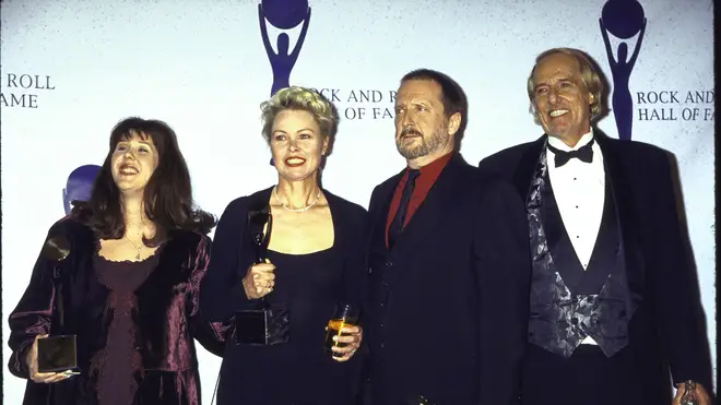 Owen Elliot (Mama Cass's daughter), Michelle Phillips, Denny Doherty and John Phillips