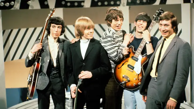 Bill Wyman with The Rolling Stones in 1965