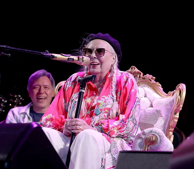 Joni Mitchell in concert in 2023