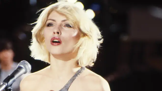 Debbie Harry on the set of Blondie's 'Heart of Glass' video