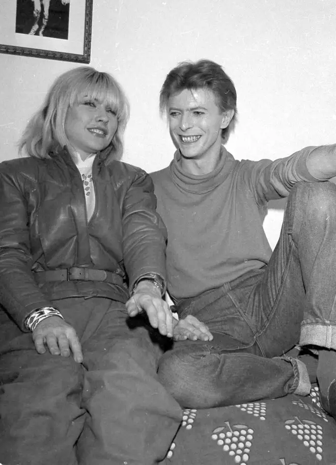 Debbie Harry and David Bowie in 1980
