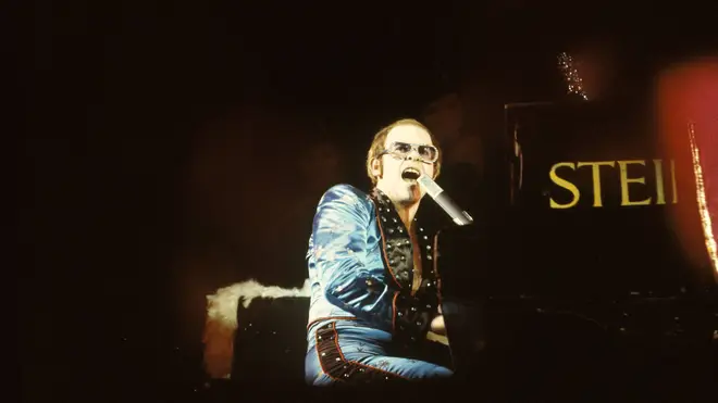 Elton John at the Hammersmith Odeon in December 1973