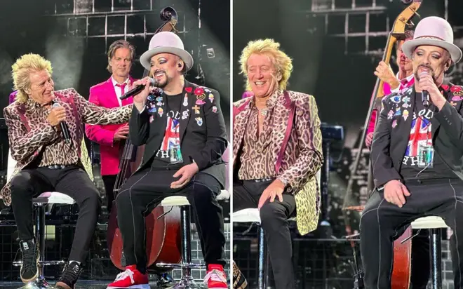 Rod Stewart and Boy George already had a connection through 'The Killing Of Georgie', and now they've finally sung it together.