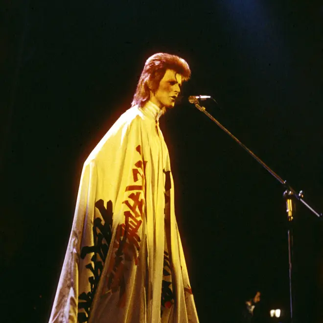 David Bowie at the final Ziggy Stardust concert