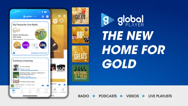Listen to Gold on Global Player