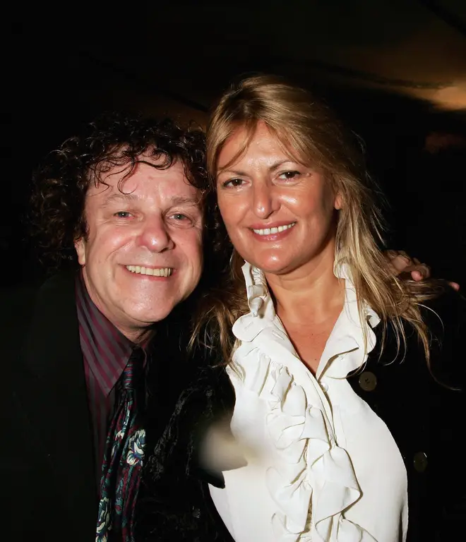 Leo Sayer and wife (then girlfriend) Donatella in 2007. (Photo by Patrick Riviere/Getty Images)
