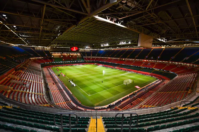 "The WRU removed the song from its half-time entertainment and music play list during international matches in 2015," a statement by representatives of Principality Stadium (pictured) said.