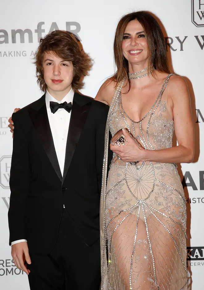 Mick Jagger's son Lucas with his mother Luciana Gimenez