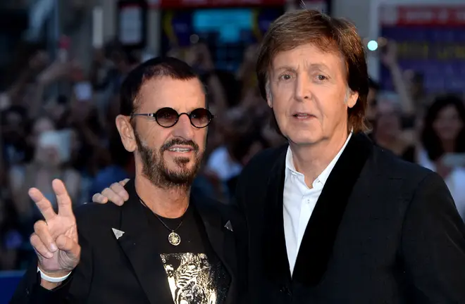 Paul McCartney and Ringo Starr worked on the song with George Harrison and Jeff Lynne