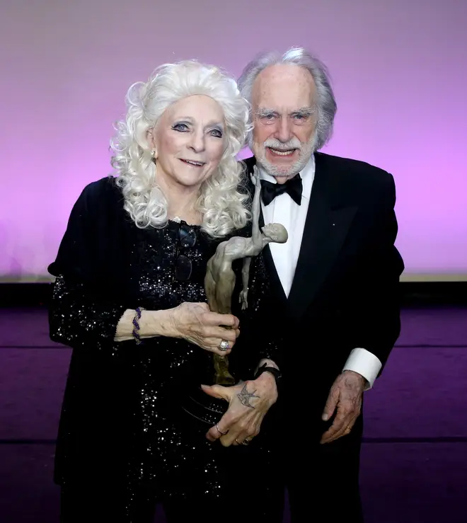 Judy Collins and her husband Louis Nelson