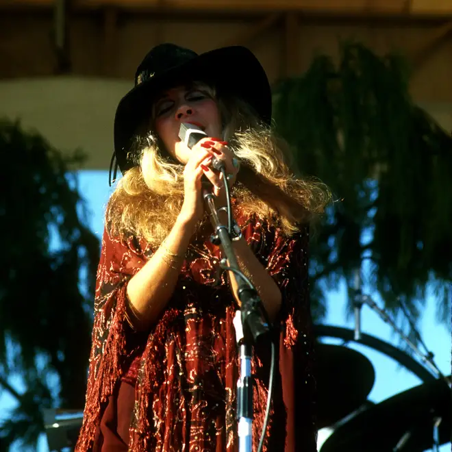 Stevie Nicks in concert with Fleetwood Mac in 1977