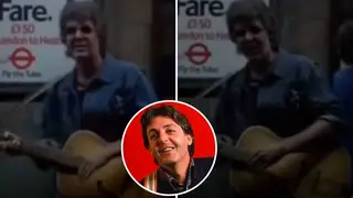 Unbelievably, nobody noticed it was Paul McCartney when he was busking 'Yesterday' outside of a London tube station in 1984.