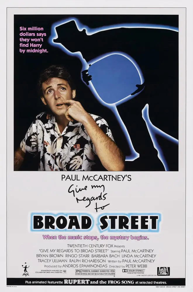 Give My Regards To Broad Street - which also featured Ringo Starr and Linda McCartney - was a huge flop.
