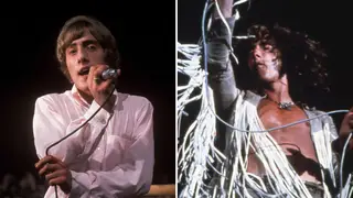 Roger Daltrey playing live with The Who