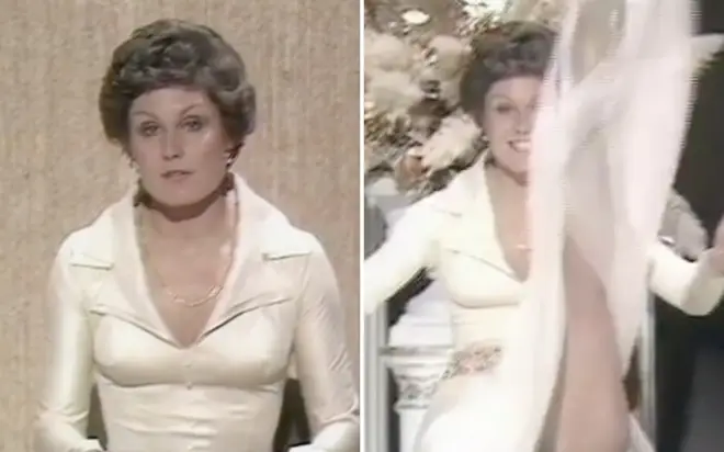 Angela Rippon's News Flash on The Morecambe & Wise Show Christmas Special 1976