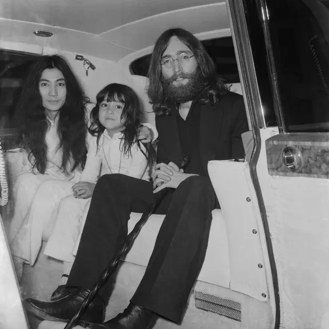Yoko Ono, Kyoko Ono Cox and John Lennon