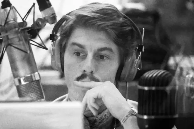 Derek Taylor recording at KRLA, Pasadena in 1967