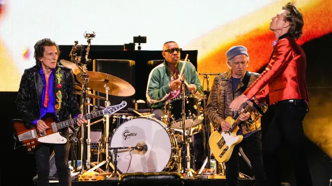 The Rolling Stones perform with Steve Jordan in Spain in 2022