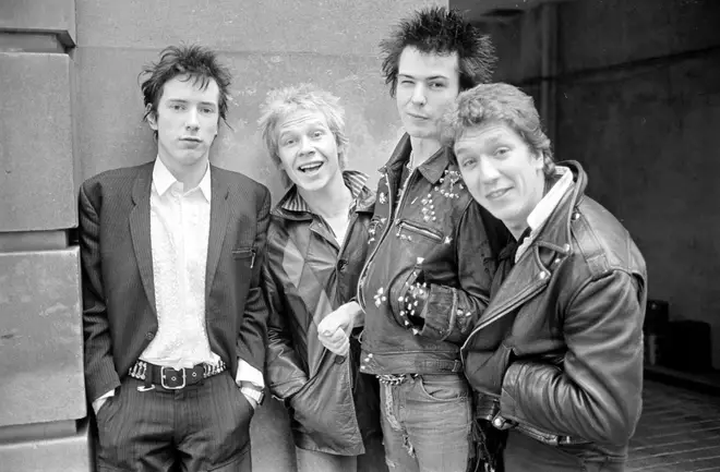 The Sex Pistols were at the forefront of Britain's punk music movement during the 1970s. (Photo by John Mead/Mirrorpix/Mirrorpix via Getty Images)