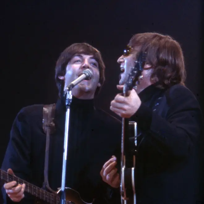 During their time in The Beatles, John Lennon and Paul McCartney became arguably the most influential songwriting partnership of all time. (Photo by Jeff Hochberg/Getty Images)