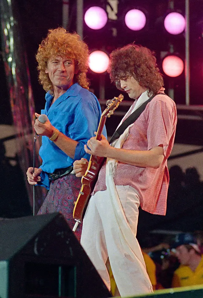Led Zeppelin's 1985 reunion (without their late drummer John Bonham) for Live Aid was considered a disaster. (AP Photo/Amy Sancetta, file)