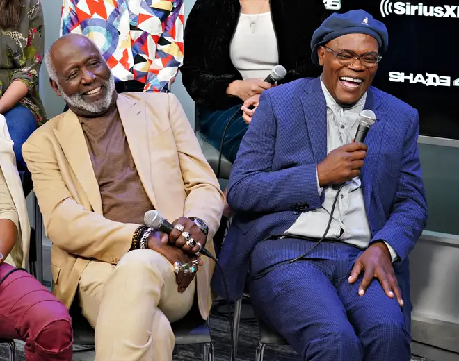 Samuel L. Jackson (right), who featured in the 2000 reboot of Shaft paid a heartfelt tribute to the late actor Richard Roundtree (left)