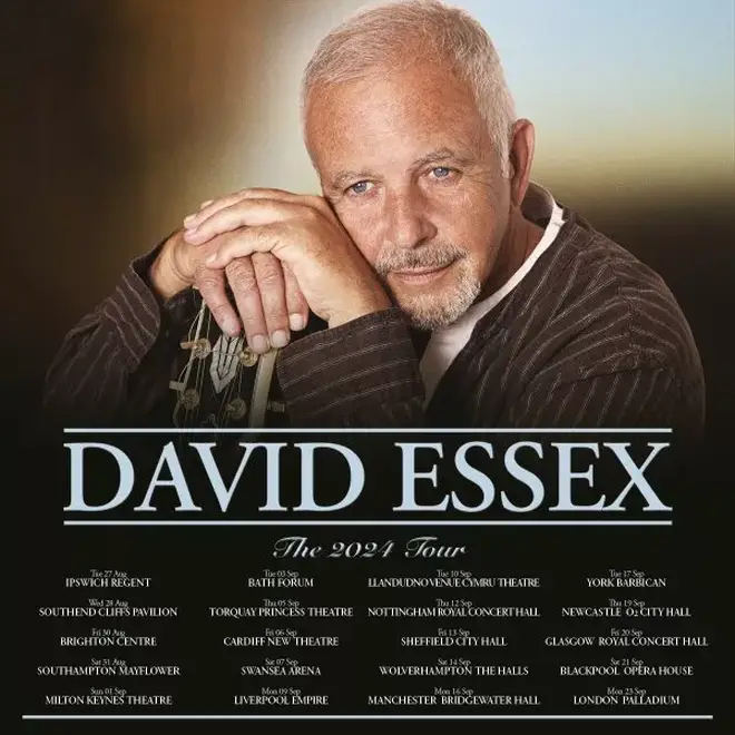 David Essex will play 20 dates across the UK on his 2024 tour.